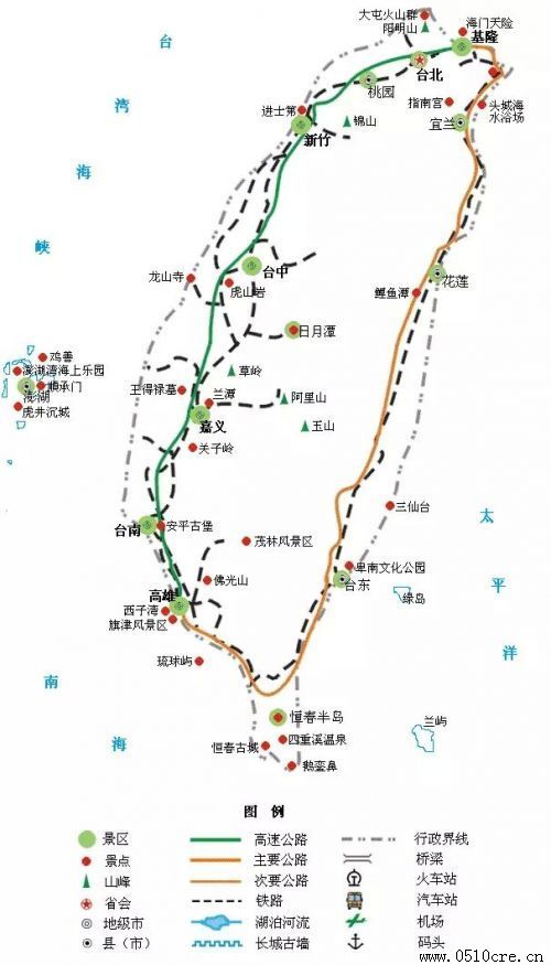 江苏旅游地图